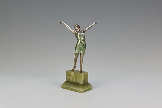 ☑️ Art Deco Josef Lorenzl Bronze Dancer For Sale