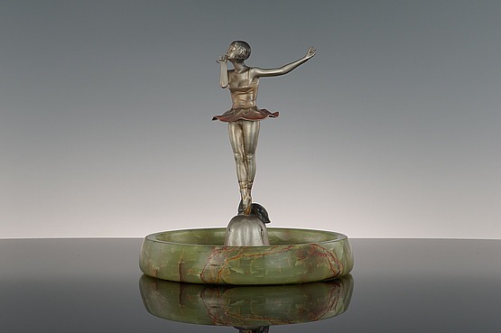 ☑️ josef lorenzl art deco bronze for sale kiss