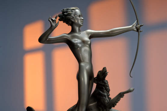 ☑️ josef lorenzl art deco diana bronzes for sale