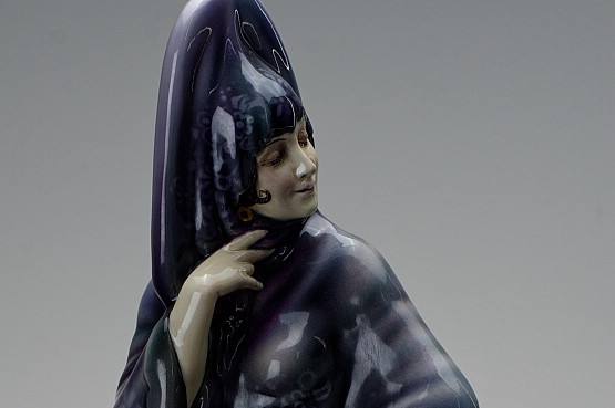 ☑️ josef lorenzl goldscheider art deco figurine