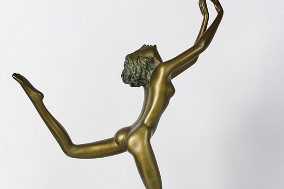 ☑️ josef lorenzl art deco bronze statue 1920s 1930s