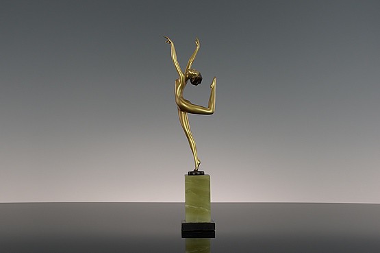 ☑️ Josef lorenzl art deco bronze statue for sale 1930